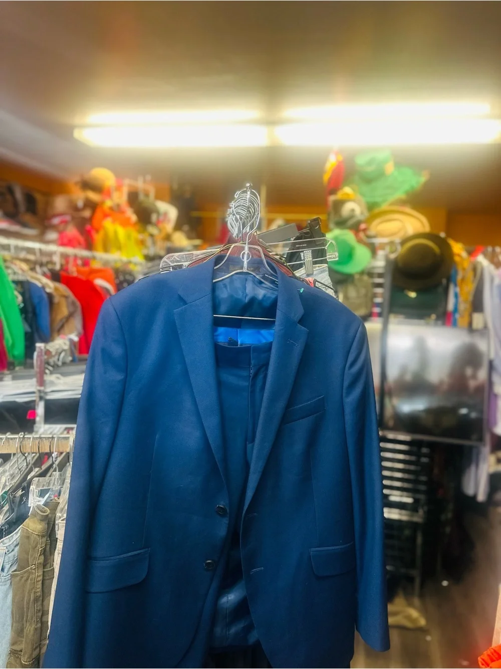 Kenneth Cole Navy Blue Two-Piece Suit - Modern Tailored Fit